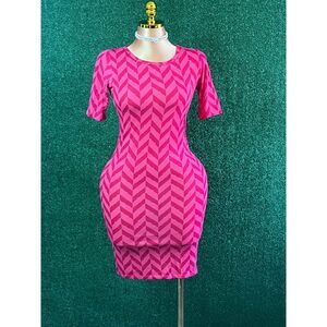 Lularoe Women's Sheath Dress Pink Size XS